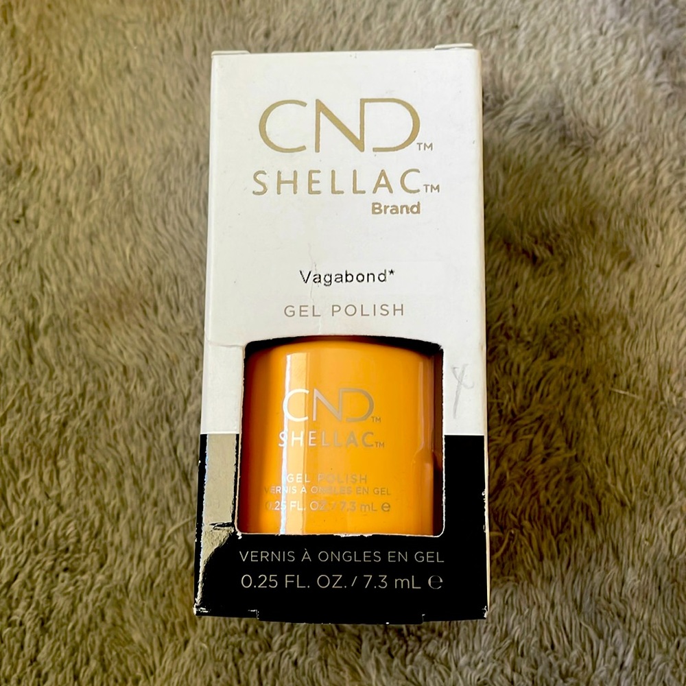 Cnd Shellac brand Vagabond gel polish 14 day wear 0.25 fl. Oz.